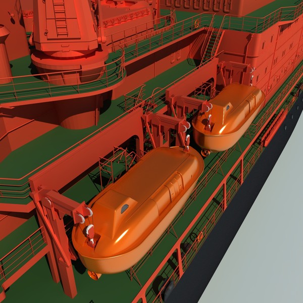 3d max ns 50 let pobedy - NS 50 Let Pobedy, nuclear icebreaker... by ArcticWind