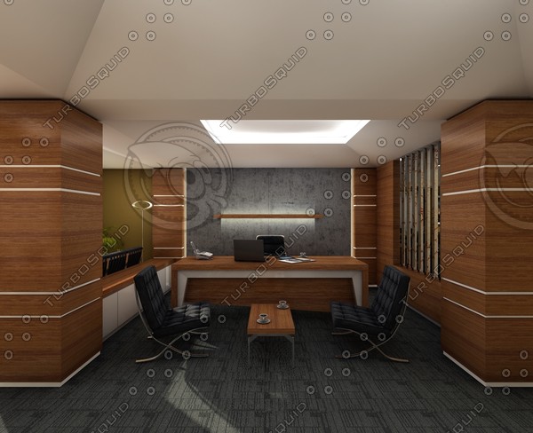 3d office scene - C4D Office... by C4D Source
