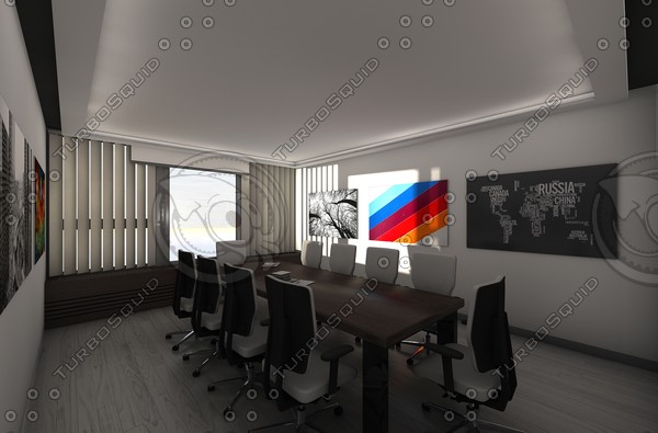 office 3d model - C4D Office... by C4D Source