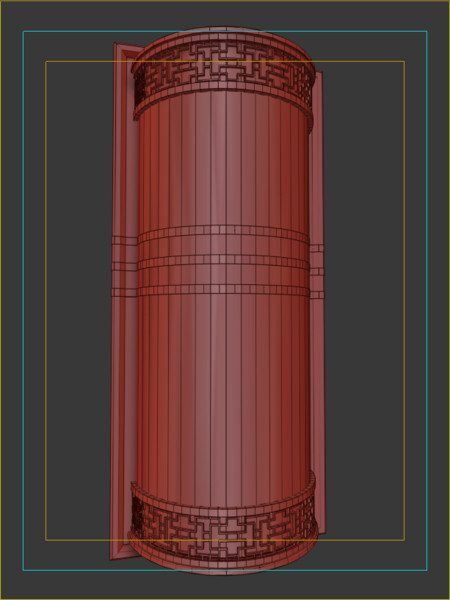 chinese style wall lamp 3d model - Chinese Style Wall lamp of Traditional Chinese painting... by Shen Hanlu