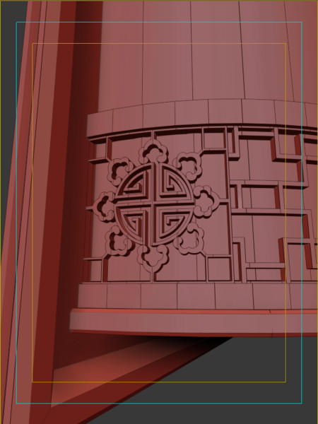chinese style wall lamp 3d model - Chinese Style Wall lamp of Traditional Chinese painting... by Shen Hanlu