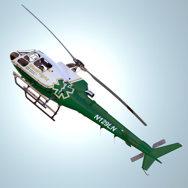 3d eurocopter as350 medflight - Eurocopter AS350 MedFlight... by dimosbarbos