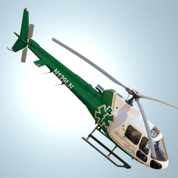 3d eurocopter as350 medflight - Eurocopter AS350 MedFlight... by dimosbarbos