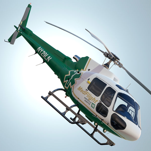 3d eurocopter as350 medflight - Eurocopter AS350 MedFlight... by dimosbarbos