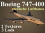 3d model boeing 747-400