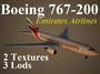 3d boeing 767-200 uae model