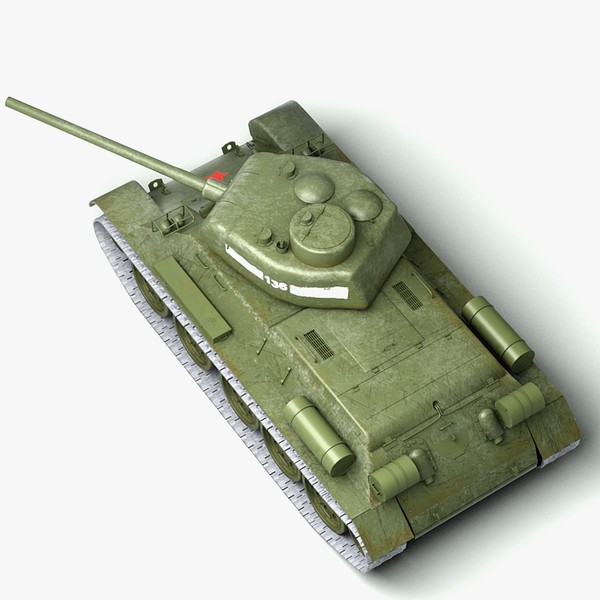 3ds max soviet tank - T34... by Sandu_Bublic