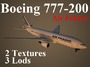 3d boeing 777-200 afr model