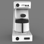 coffee maker 3d obj