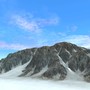 3d snowy mountains terrain ground rock