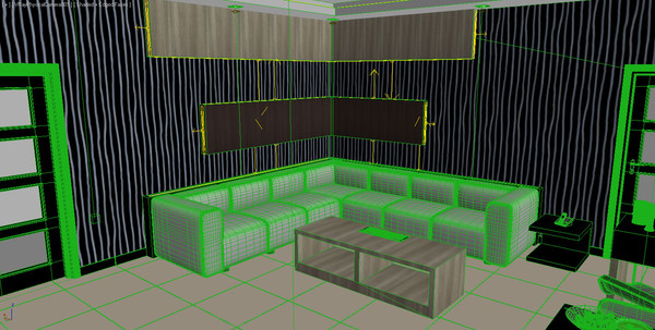 design karaoke room 3d model - karaoke room (KTV)... by Coreindesign