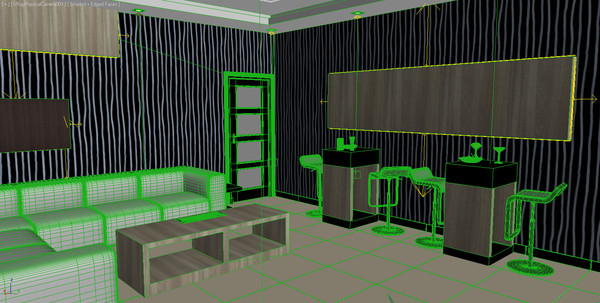 design karaoke room 3d model - karaoke room (KTV)... by Coreindesign