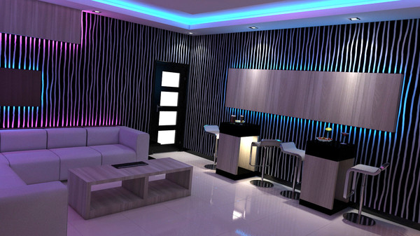 design karaoke room 3d model - karaoke room (KTV)... by Coreindesign