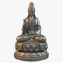 3d budha bodhisattva statue