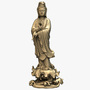 3d model budha bodhisattva statue