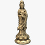 3d model budha bodhisattva statue