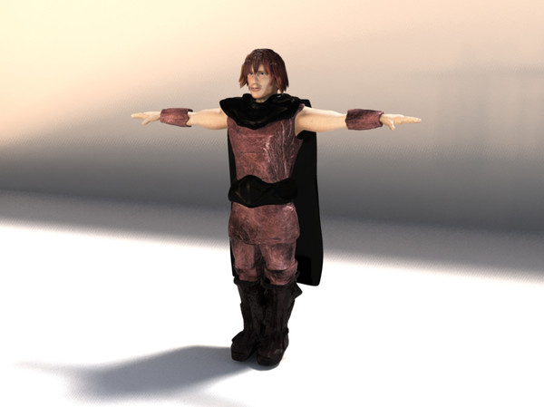 3d model fantasy character man - Man... by Digital Griffix Studios