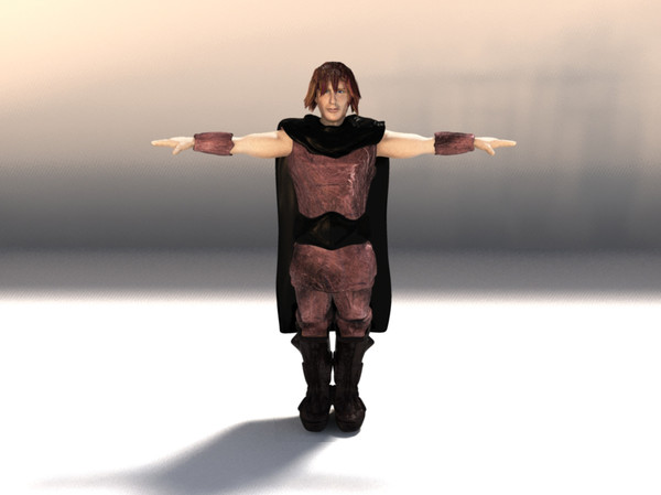 3d model fantasy character man - Man... by Digital Griffix Studios