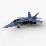 f a-18 fighter jet 3d max