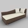 3ds rattan seat set 10