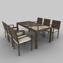 3ds max rattan seat set 20
