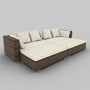 3ds max rattan seat set 25
