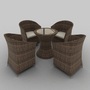 3d rattan seat set 27