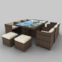 3ds max rattan seat set 29