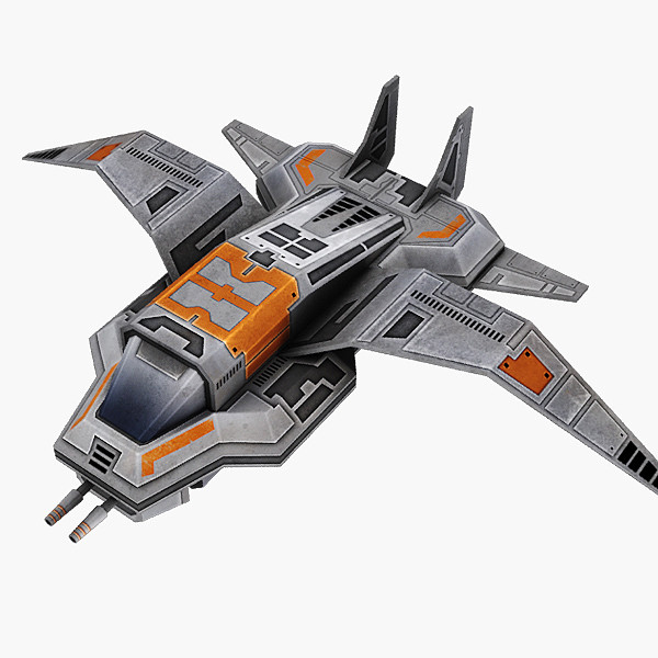 3ds star fighter - Gun Ship... by Hobgob