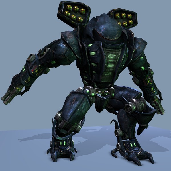 assault robot obj - Mech, Heavy Assault Robot.... by beyond3D