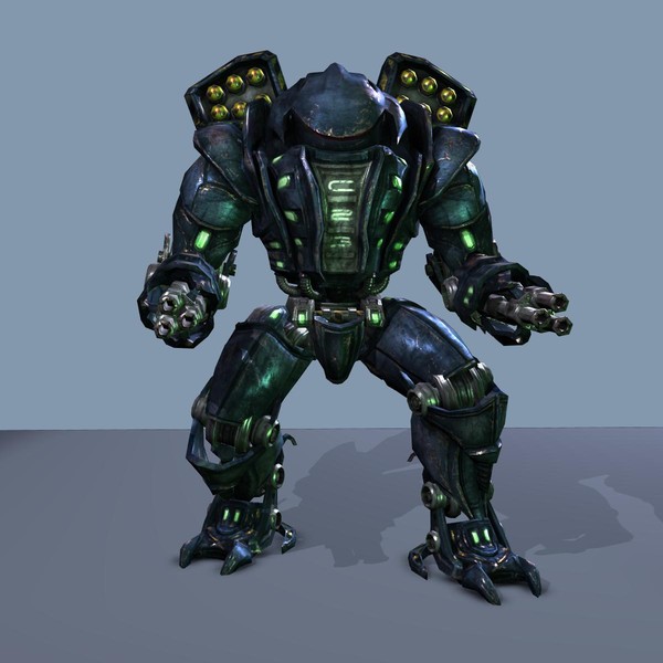 assault robot obj - Mech, Heavy Assault Robot.... by beyond3D