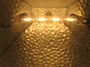 inward of the fluorescent tube