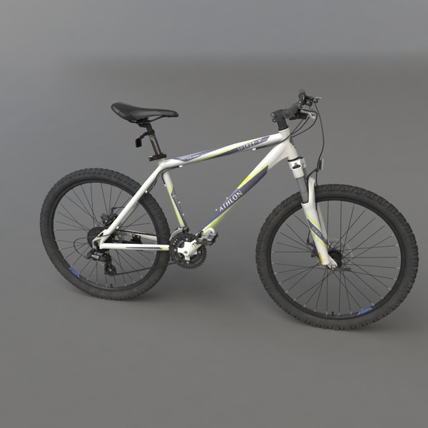 3d realistic mountain bike modeled - Mountain Bike 3d Model... by Bitmapworld