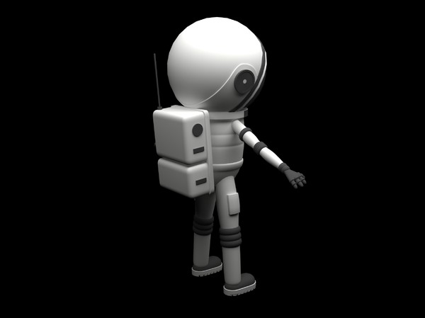 3d astronaut man model - Astronaut... by Rodrigues_DDD