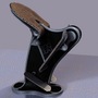 3d model of futuristic ergonomic pilot seat