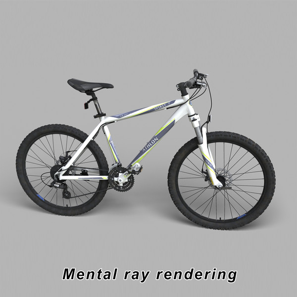 3d realistic mountain bike modeled - Mountain Bike 3d Model... by Bitmapworld