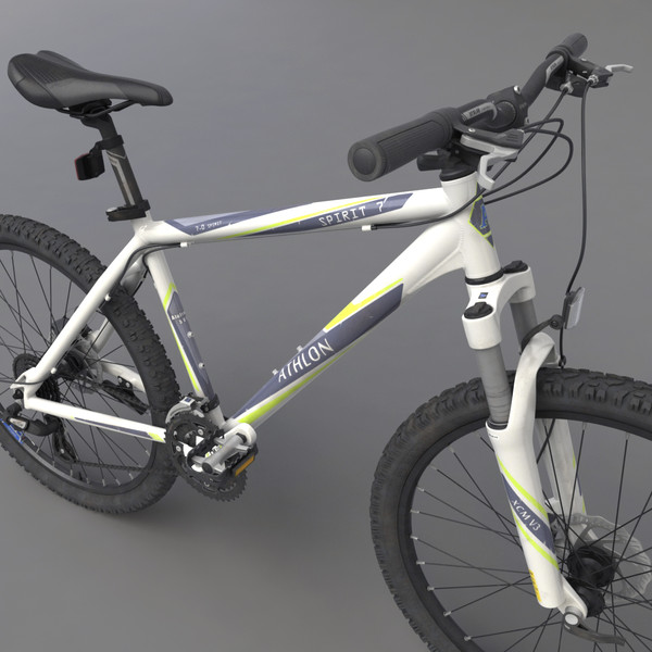 3d realistic mountain bike modeled - Mountain Bike 3d Model... by Bitmapworld