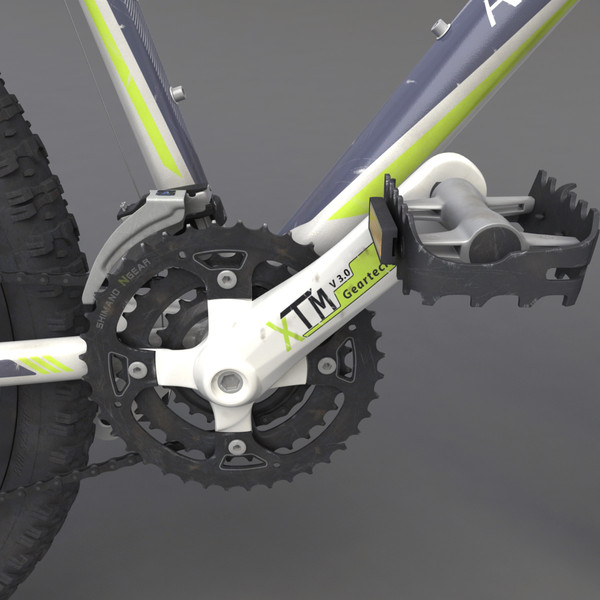 3d realistic mountain bike modeled - Mountain Bike 3d Model... by Bitmapworld