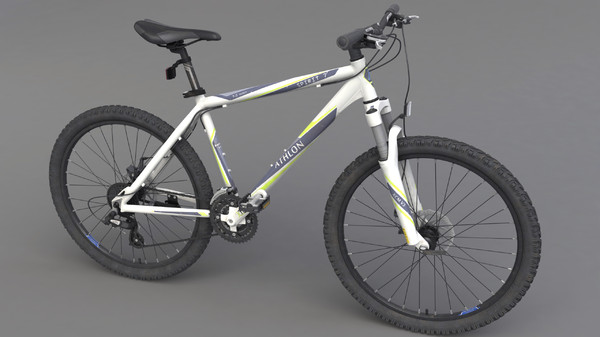 3d realistic mountain bike modeled - Mountain Bike 3d Model... by Bitmapworld