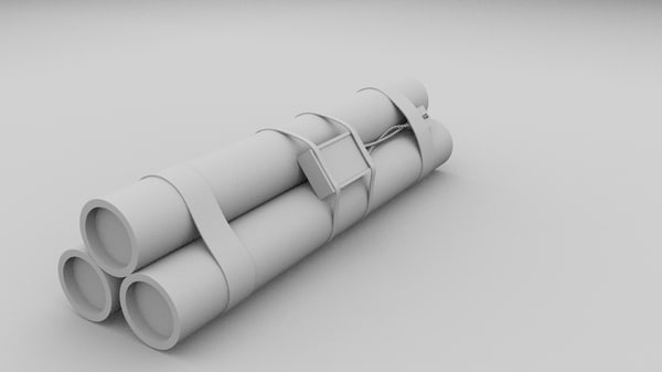 3d model of tnt bomb - TNT Bomb... by rafaelosterne