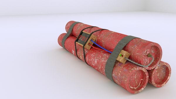 3d model of tnt bomb - TNT Bomb... by rafaelosterne
