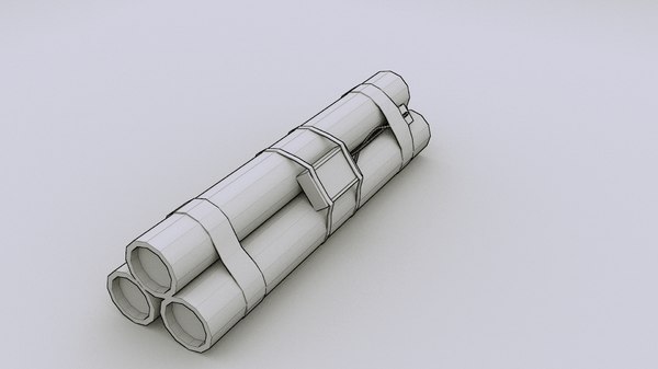 3d model of tnt bomb - TNT Bomb... by rafaelosterne