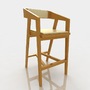 bar stool leather