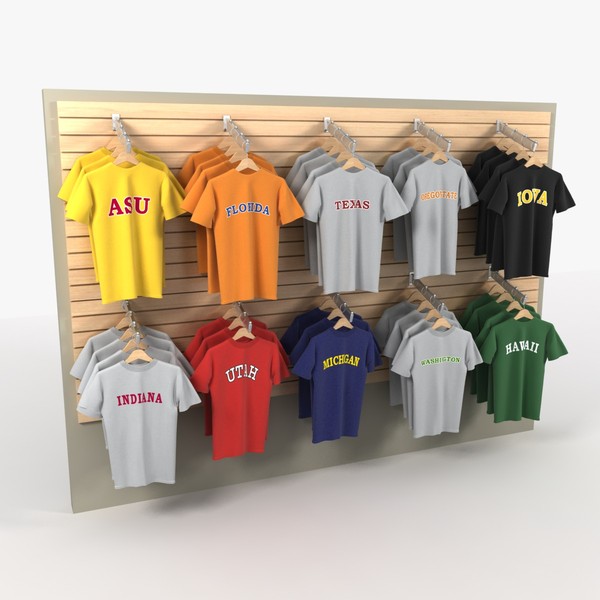 obj t-shirt wall shirts - T-shirt Wall... by DigitalX