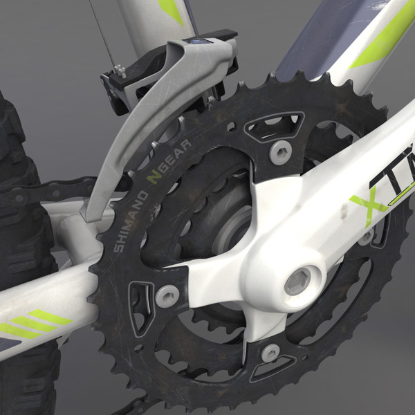 3d realistic mountain bike modeled - Mountain Bike 3d Model... by Bitmapworld