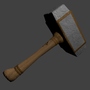 resolution hammer stone 3d blend