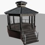 kiosk 3d max