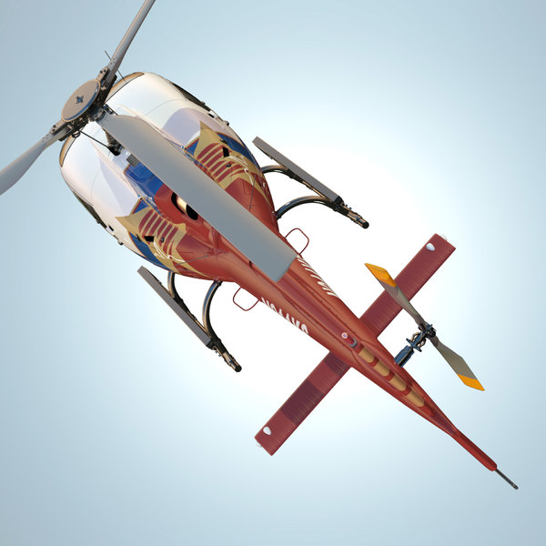 3dsmax eurocopter as350 ba ks - Eurocopter AS350  BA KS LIFESTAR... by dimosbarbos