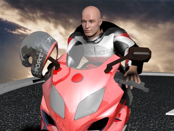 3dsmax racer moto - MotoRacer... by artem005