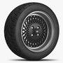 enkei classic alloy wheel 3d model